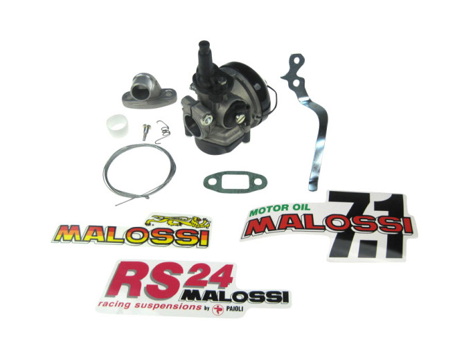Dellorto SHA 16mm carburetor kit Malossi with manifold Puch Maxi product