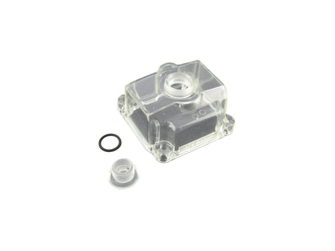 Dellorto PHBG 16-21mm float chamber transparent Malossi with drain plug product