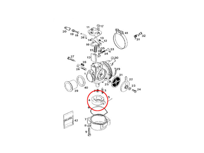 Dellorto SHA carburetor float product