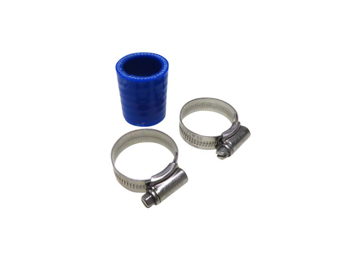 Suction hose silicone 25mm PHBG / Polini CP blue + 2x clamp main