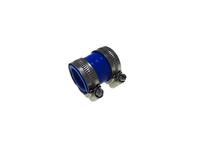 Aanzuigslang silicone 25mm PHBG Polini CP blauw 2x slangklem product