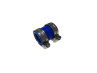 Aanzuigslang silicone 25mm PHBG / Polini CP blauw met 2x slangklem  thumb extra