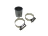 Suction hose silicone 25mm PHBG / Polini CP grey 2x clamp thumb extra