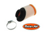 Luchtfilter 35mm schuim klein schuin TwinAir 2