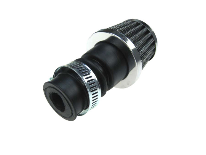 Luchtfilter 20mm Bing 12-15mm powerfilter chroom