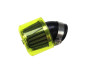 Luchtfilter 26mm / 35mm power 45 graden schuin chroom met gele kap thumb extra