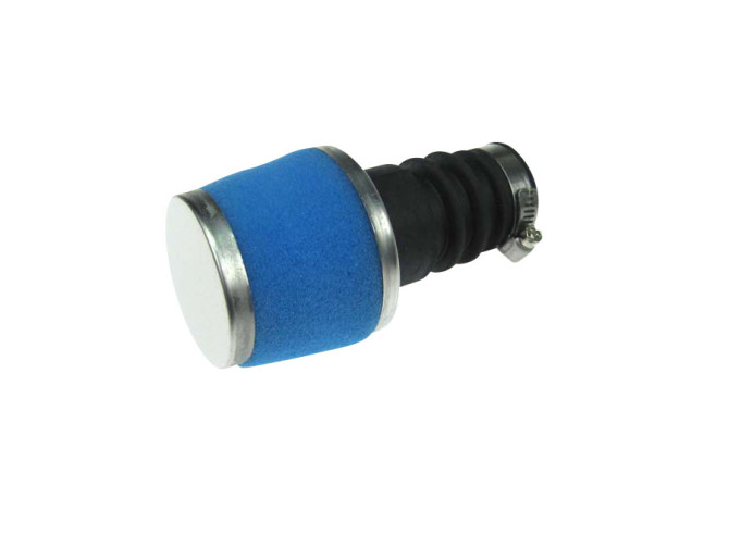 Luchtfilter 20mm Bing 12-15mm schuim blauw product