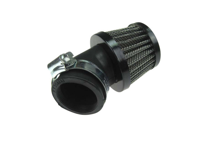 Luchtfilter 35mm powerfilter schuin 45 graden zwart product