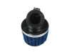 Air filter 28mm / 35mm foam angled blue 