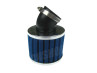 Air filter 28mm / 35mm foam blue angled  2