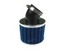 Air filter 28mm / 35mm foam angled blue 