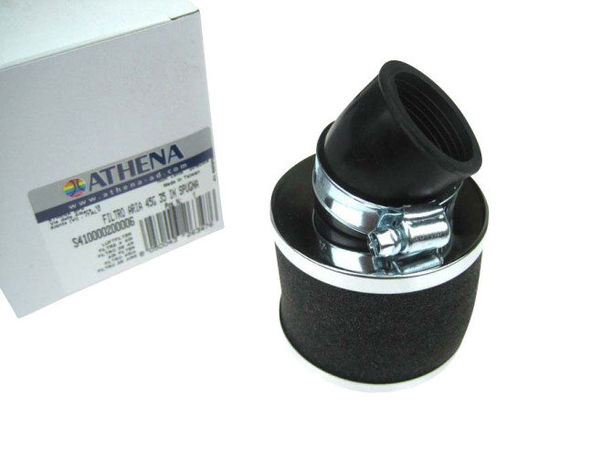 Luchtfilter 35mm schuim zwart schuin Athena  product