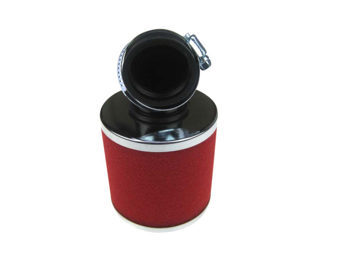 Luftfilter 35mm Schaum Schräg 90 Grad Rot  product