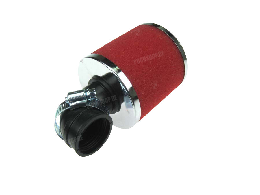 Luchtfilter 35mm schuim rood schuin 90 graden  product