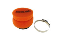 Air filter 50mm foam round orange TwinAir 
