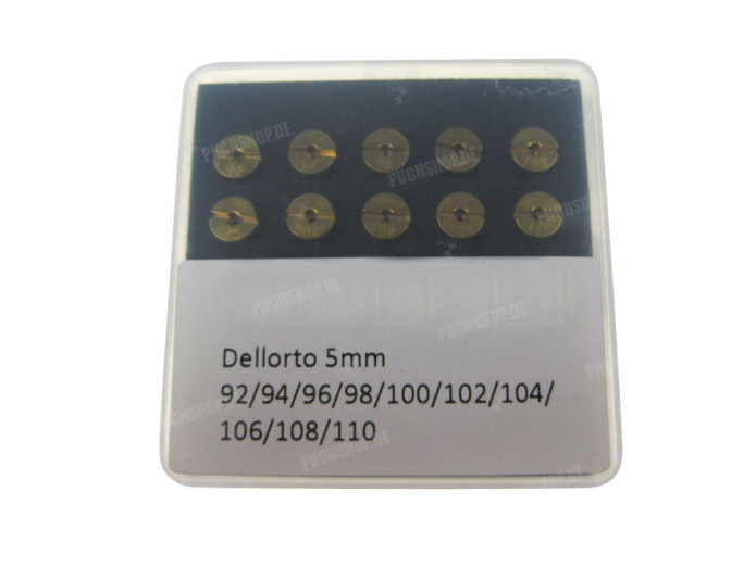 Dellorto 5mm PHBG / SHA sproeierset replica (92-110)