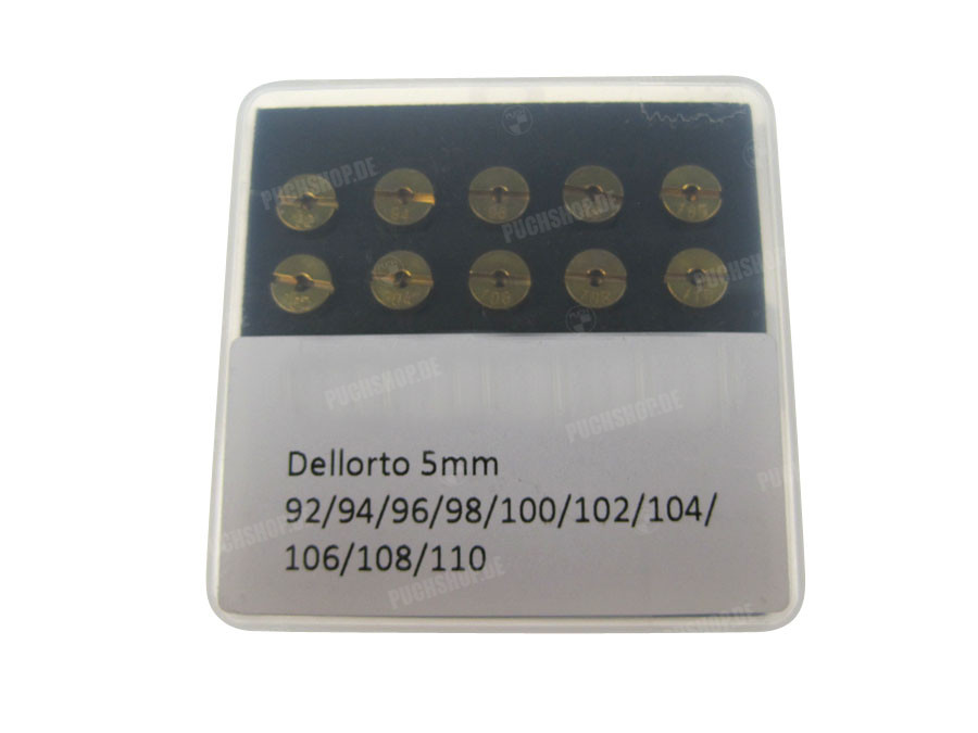 Dellorto 5mm PHBG / SHA sproeierset replica (92-110) product