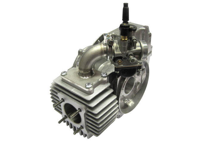 Reed valve manifold Athena AJH / DMP 70cc + Dellorto PHBG sideways 21mm 