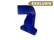 Ansaugstutzen Dellorto PHBG 24mm Puch Maxi E50 Gekrümmt Kunststoff Blau Wirth It