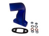 Manifold Dellorto PHBG 24mm Puch Maxi E50 angled plastic blue Wirth It thumb extra