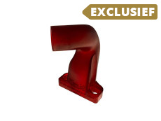 Spruitstuk PHBG 24mm Puch Maxi E50 gebogen kunststof rood Wirth It