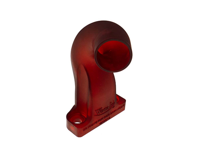 Spruitstuk Dellorto PHBG 24mm Puch Maxi E50 gebogen kunststof rood Wirth It