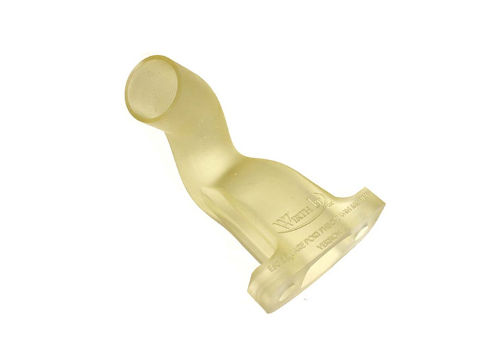 Manifold Dellorto PHBG 24mm Puch Maxi E50 angled plastic white Wirth It