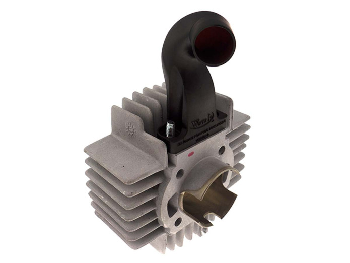 Spruitstuk Dellorto PHBG 24mm Puch Maxi E50 gebogen kunststof zwart Wirth It