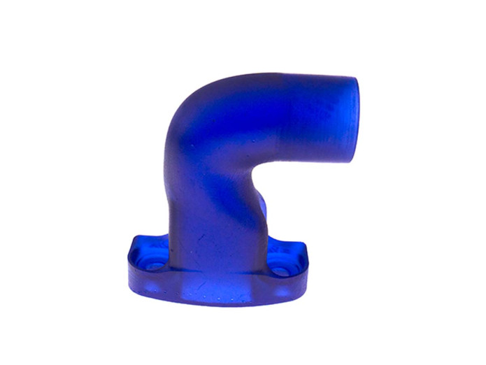 Spruitstuk Dellorto PHBG 24mm Puch Maxi E50 recht kunststof blauw Wirth It