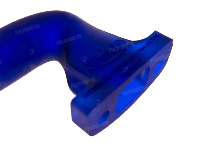 Spruitstuk Dellorto PHBG 24mm Puch Maxi E50 recht kunststof blauw Wirth It