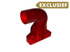 Spruitstuk Dellorto PHBG 24mm Puch Maxi E50 recht kunststof rood Wirth It