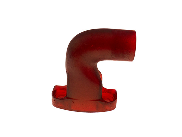 Spruitstuk Dellorto PHBG 24mm Puch Maxi E50 recht kunststof rood Wirth It