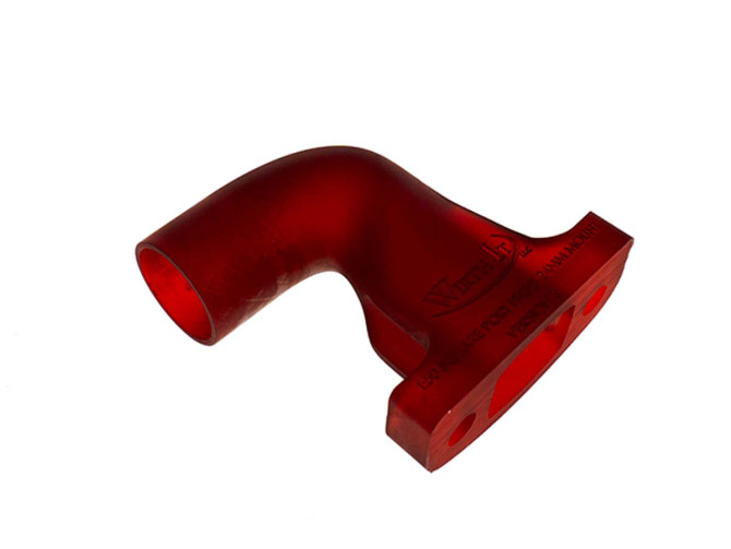 Manifold Dellorto PHBG 24mm Puch Maxi E50 straight plastic red Wirth It product