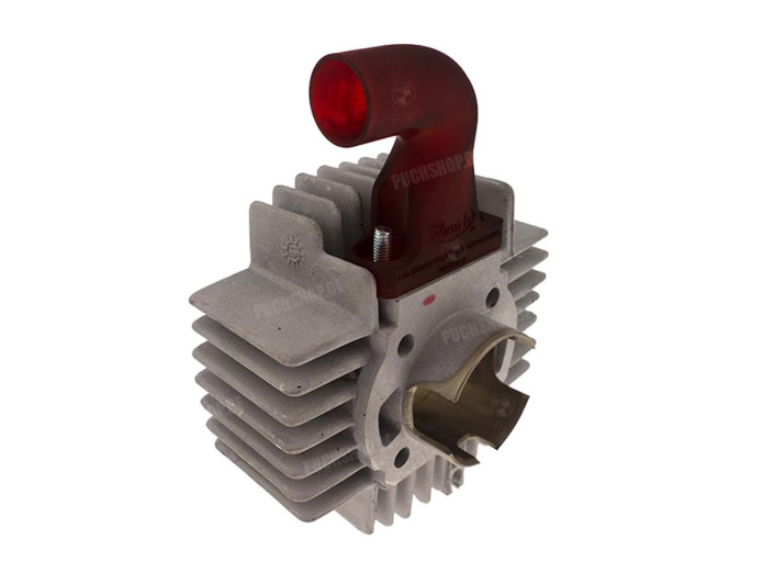 Ansaugstutzen Dellorto PHBG 24mm Puch Maxi E50 Gerade Kunststoff Rot Wirth It