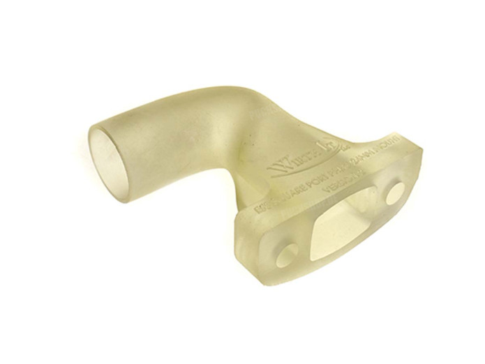 Ansaugstutzen Dellorto PHBG 24mm Puch Maxi E50 Gerade Kunststoff Weiß Wirth It