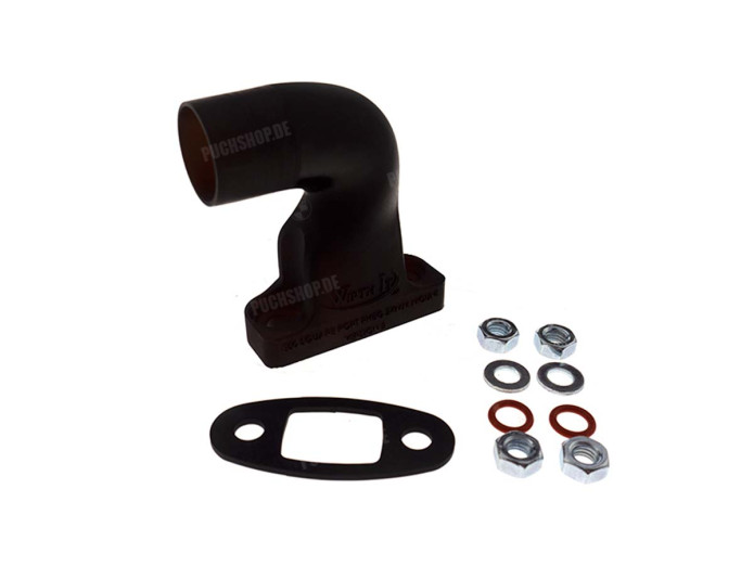 Spruitstuk Dellorto PHBG 24mm Puch Maxi E50 recht kunststof zwart Wirth It