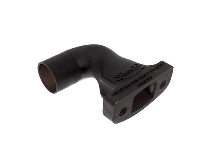 Manifold Dellorto PHBG 24mm Puch Maxi E50 straight plastic black Wirth It