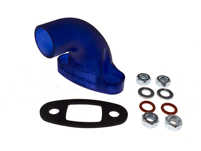 Manifold Bing 15mm Puch Maxi E50 plastic blue Wirth It product