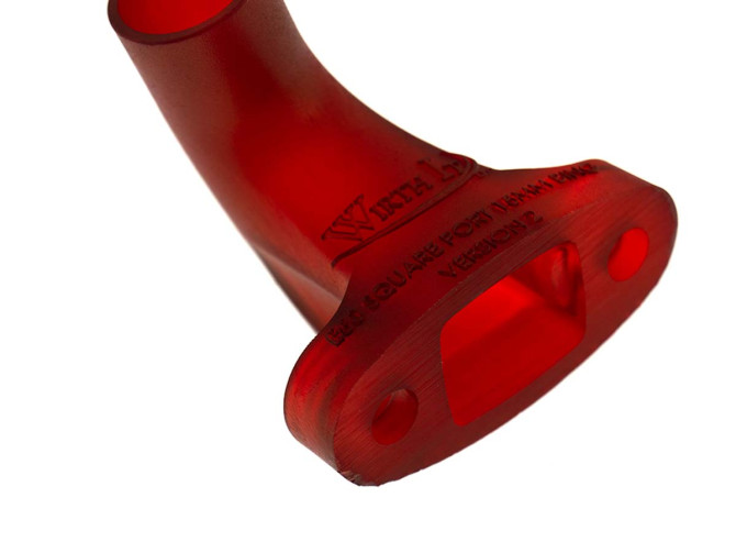 Manifold Bing 15mm Puch Maxi E50 plastic red Wirth It product