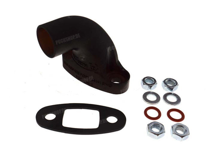 Ansaugstutzen Bing 15mm Puch Maxi E50 Kunststoff Schwarz Wirth It