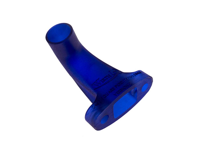 Manifold Bing 15mm Puch Maxi ZA50 plastic blue Wirth It