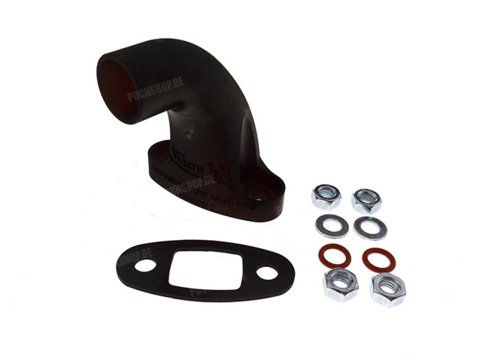 Ansaugstutzen Bing 15mm Puch Maxi ZA50 Kunststoff Schwarz Wirth It