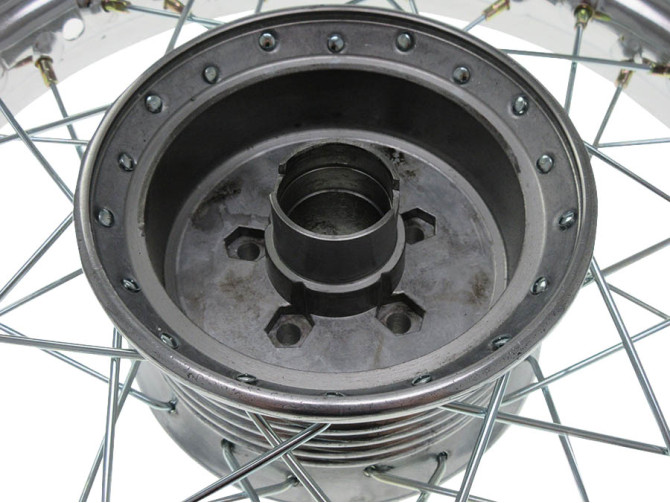 12 inch spoke wheel 12x1.85 chrome Puch DS rear wheel Italcerchio / Radaelli  product