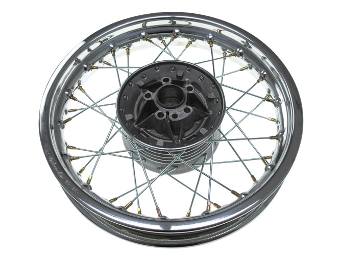 12 inch spoke wheel 12x1.85 chrome Puch DS rear wheel Italcerchio / Radaelli  product