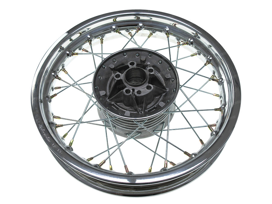 12 inch spoke wheel 12x1.85 chrome Puch DS rear wheel product
