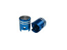 Puch Axles / Wheels Valve Caps Set Piston blue Valve caps set piston blue