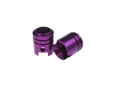 Valve caps set Piston purple