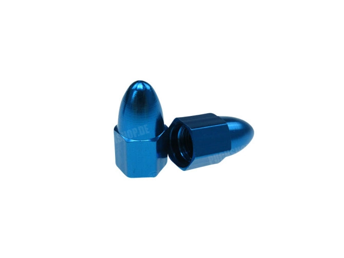 Valve caps set Spike blue main