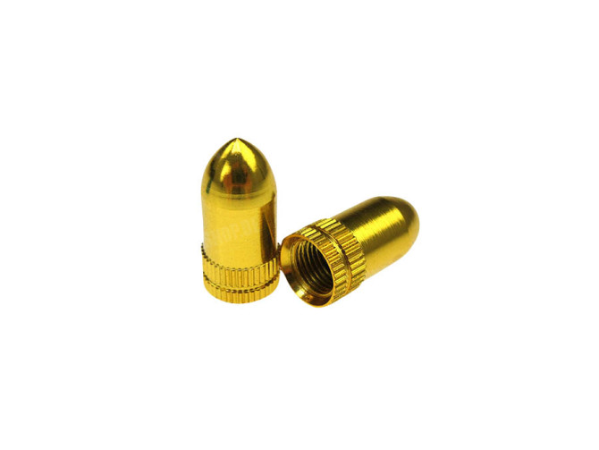 Valve caps set Spike gold main