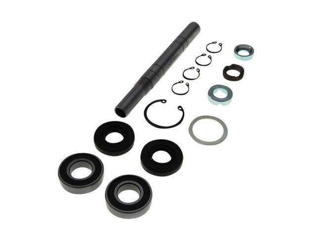 Axle Puch MV50 rear wheel hub parts kit with bearings product